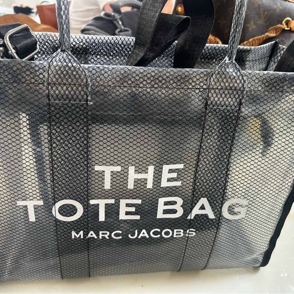 Marc Jacobs Black and White Mesh Tote